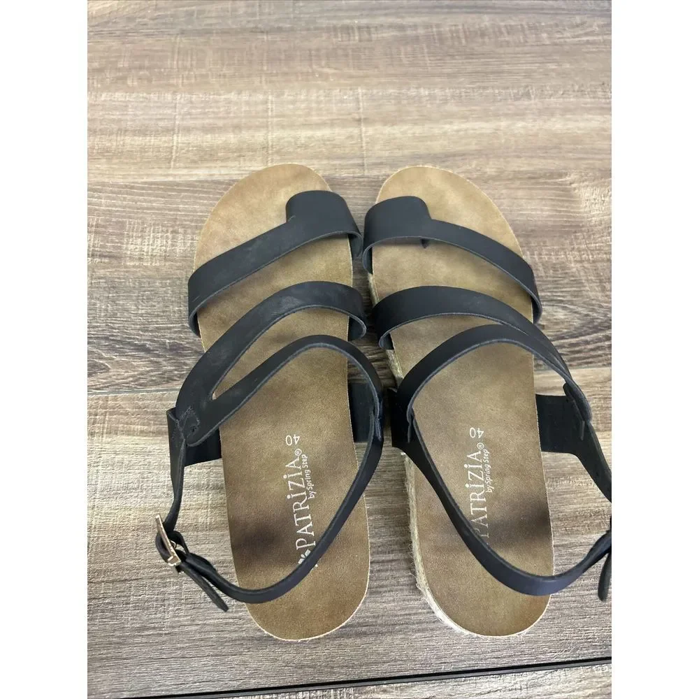 PATRIZIA BONFANTI Leather Toe Strap Sandals US9 EU40 Made in Italy - Picture 5 of 7